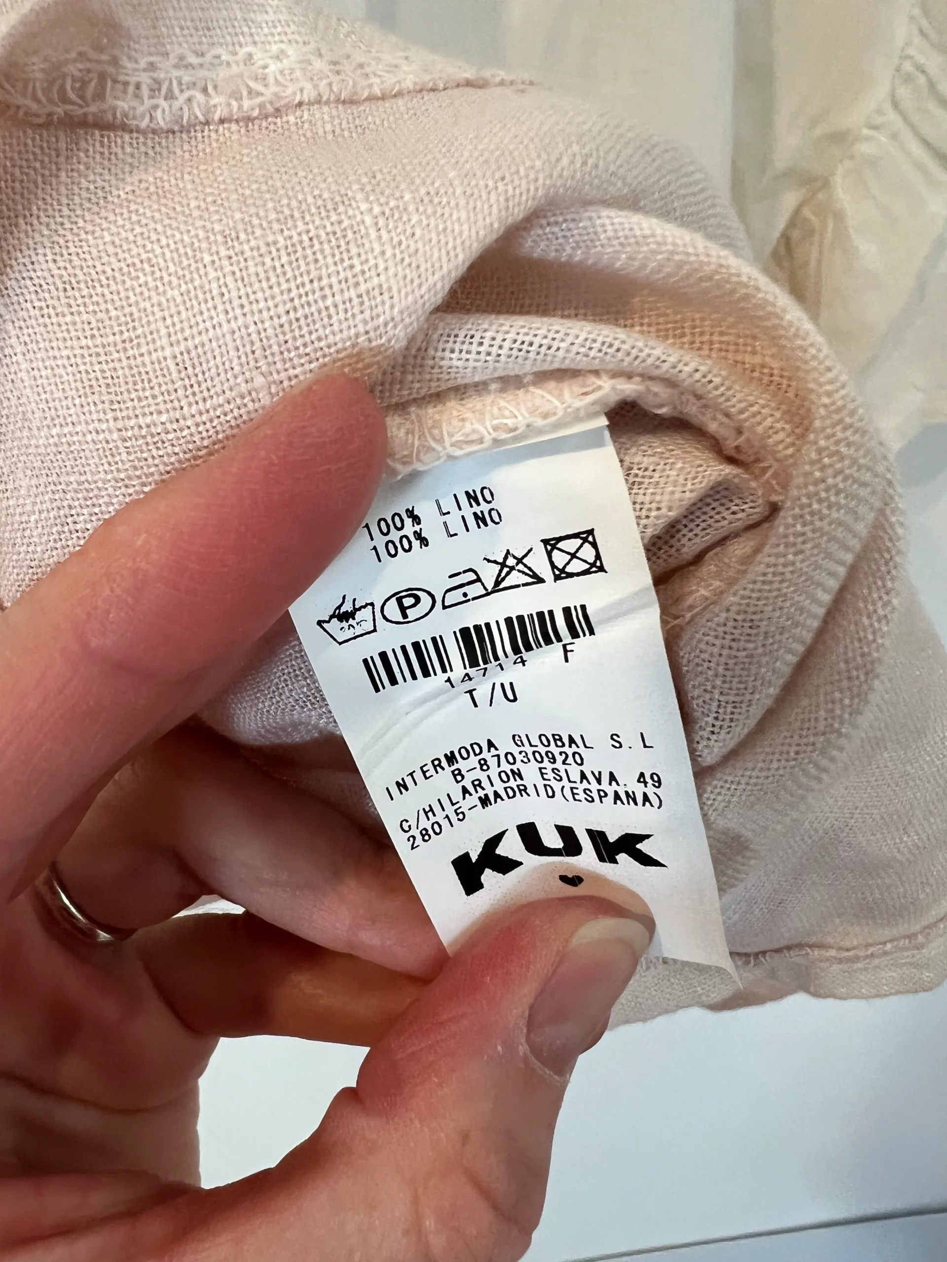 KUK. Blusa lino degradado Tu(s) - Imagen 6