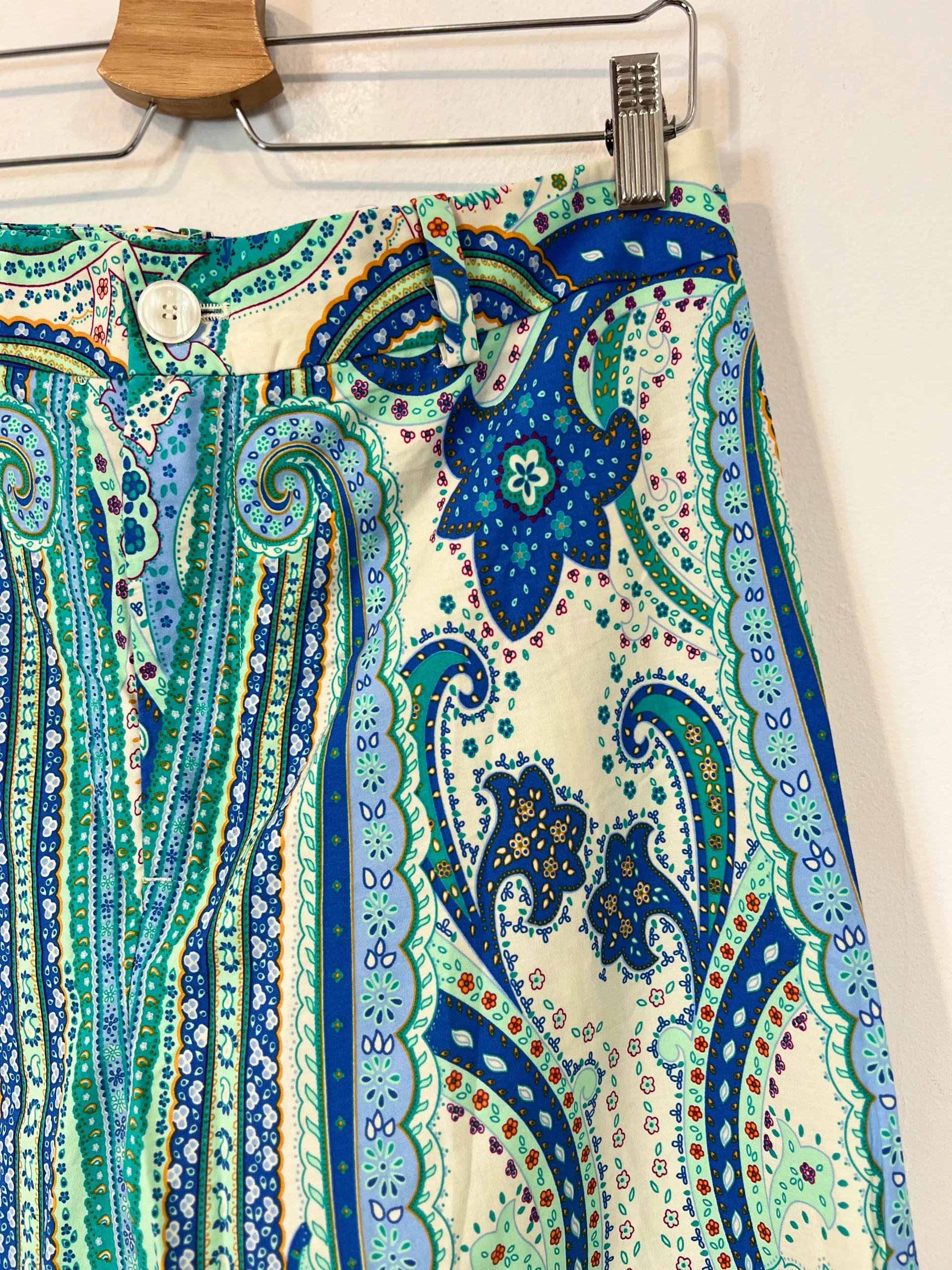 ZARA. Pantalón culotte estampado T.l - Imagen 3