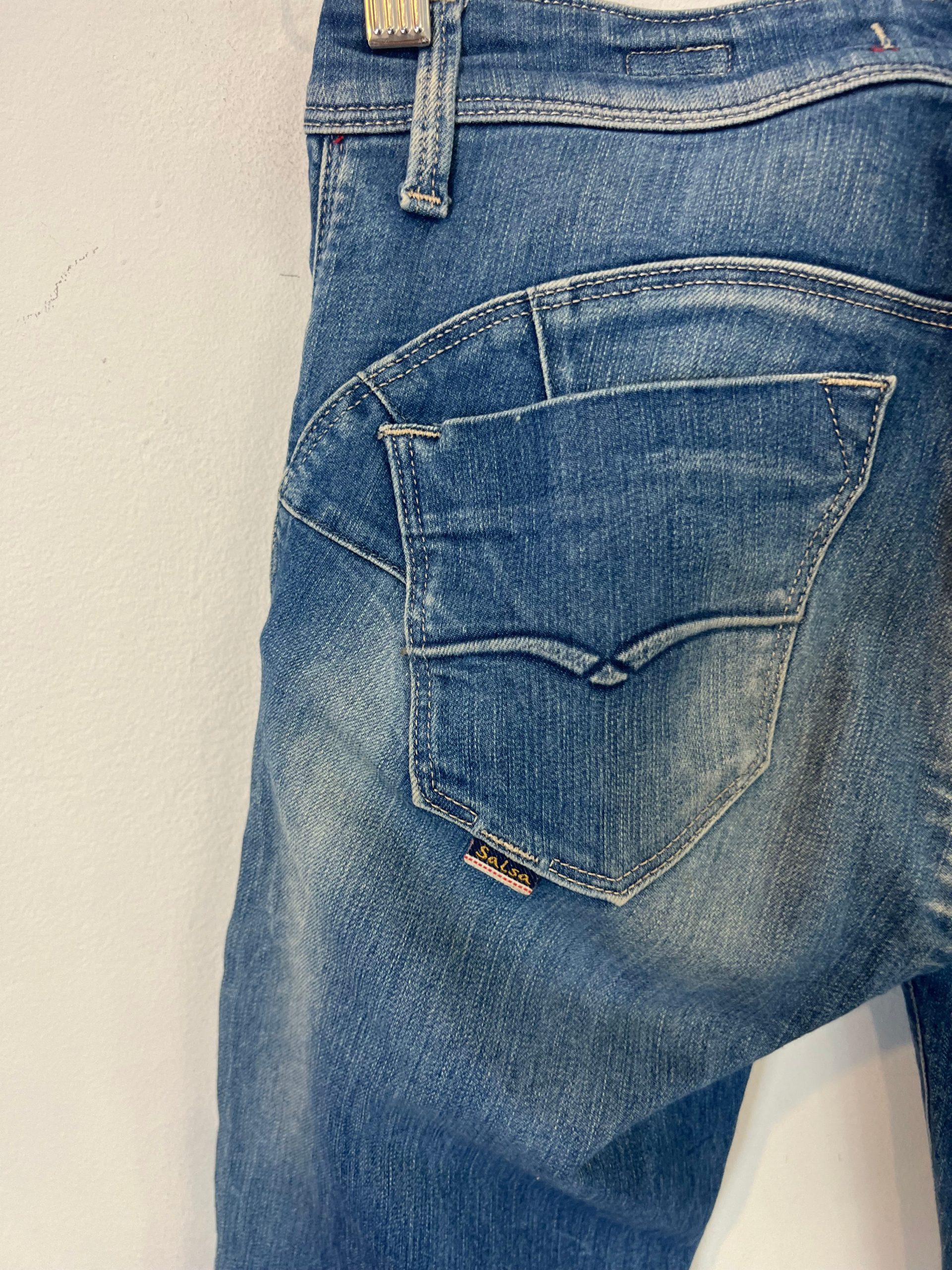 SALSA. Denim pitillo efecto desgastado. T 36 - Imagen 6