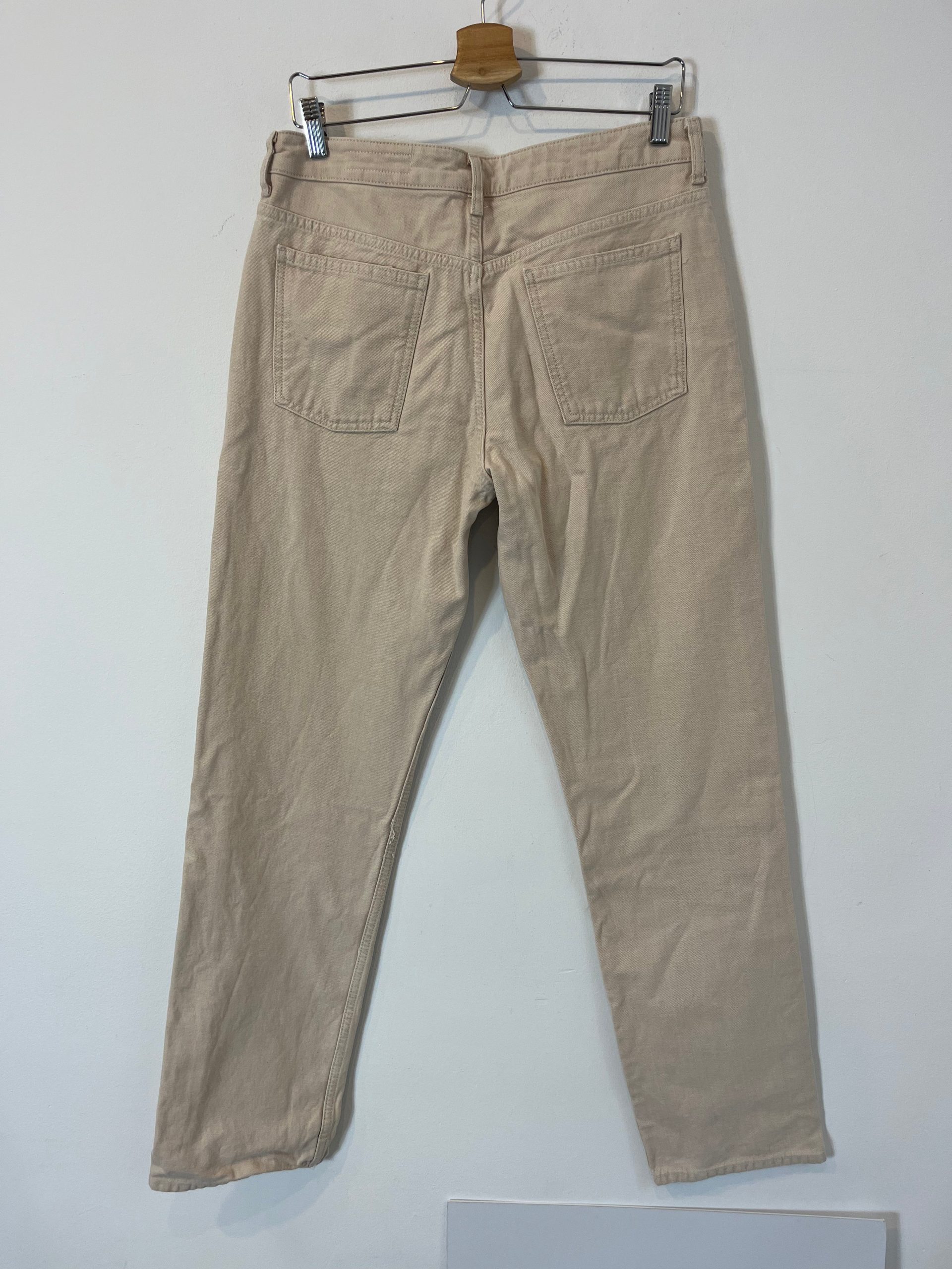 ZARA. Denim beige recto. T 40 - Imagen 5