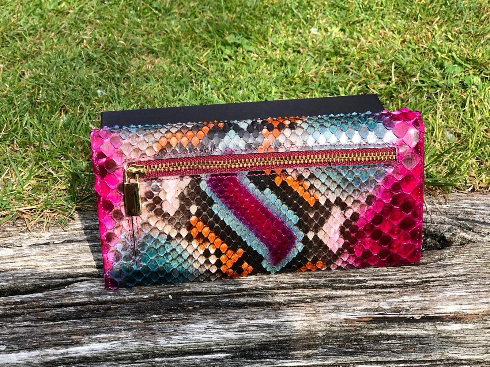 Cartera 5 Carla Pitón Brillo Multicolor - Imagen 2