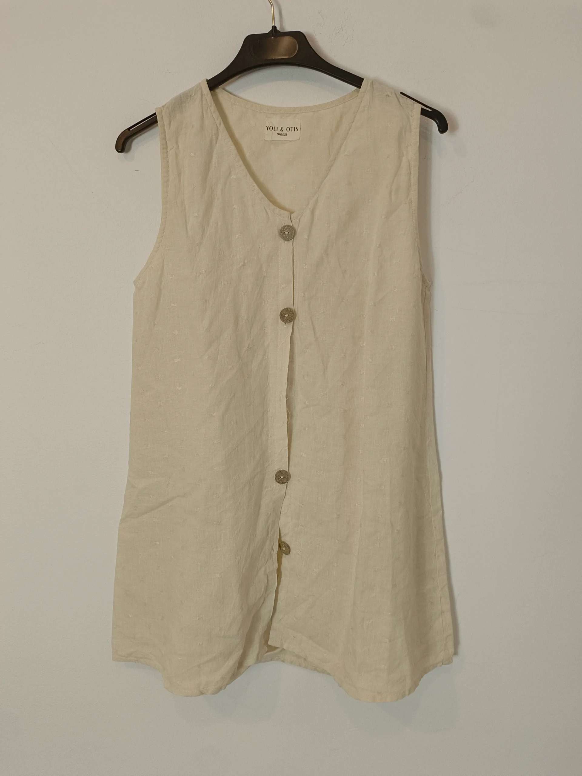 YOLI&OTIS. Blusa larga/chaleco T.s